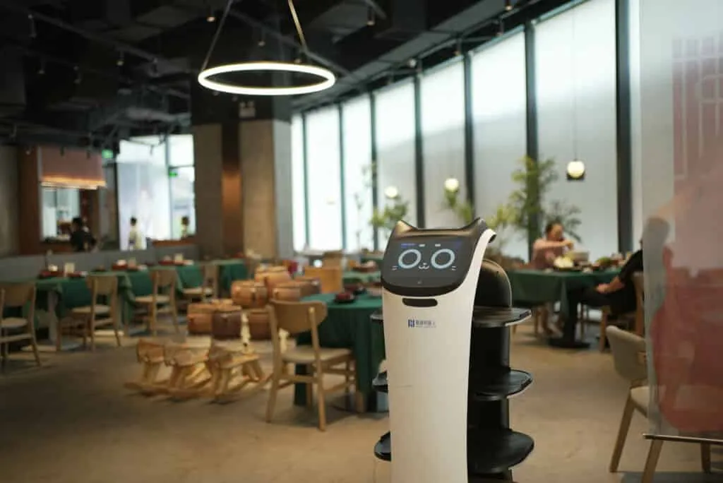 Cambrer robot BellaBot