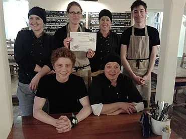 Foto de l'equip d'Earsham Street Café.
