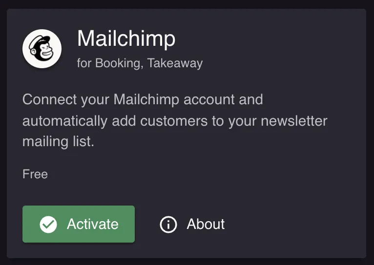 Integracja z Mailchimp i obowiązkowe pola w procesie rezerwacji