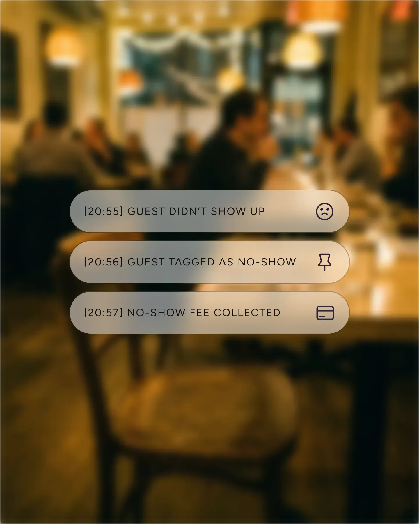 Settings showing a minimum guest threshold for charging a deposit