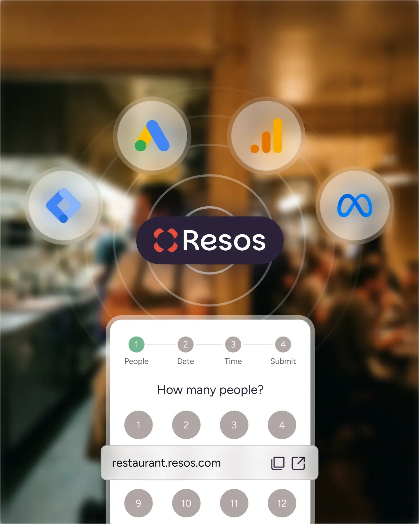 Reports view segmenting guests by visit frequency and average spend