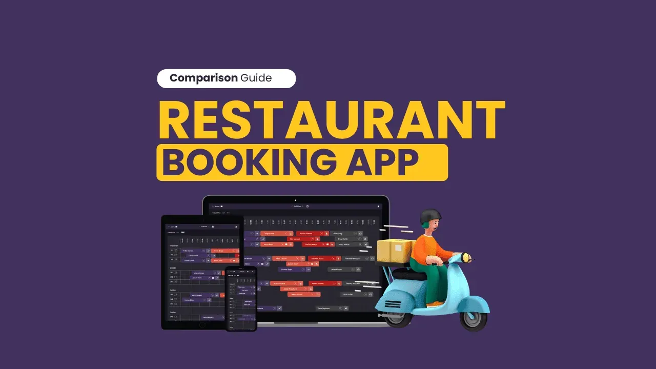 Aplikacja systemu rezerwacji restauracji widoczna na smartfonie do zarządzania rezerwacjami stolików