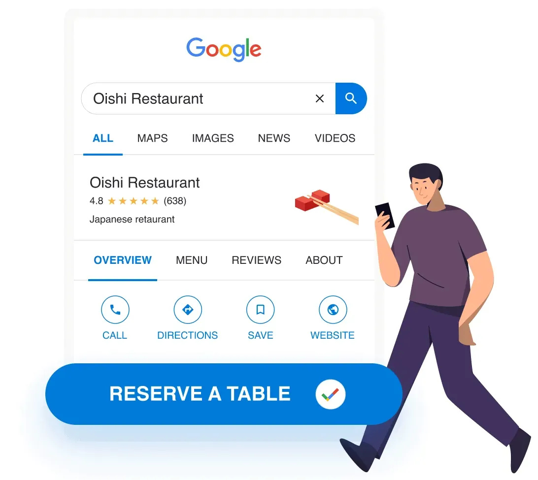 Resos con Reserve with Google