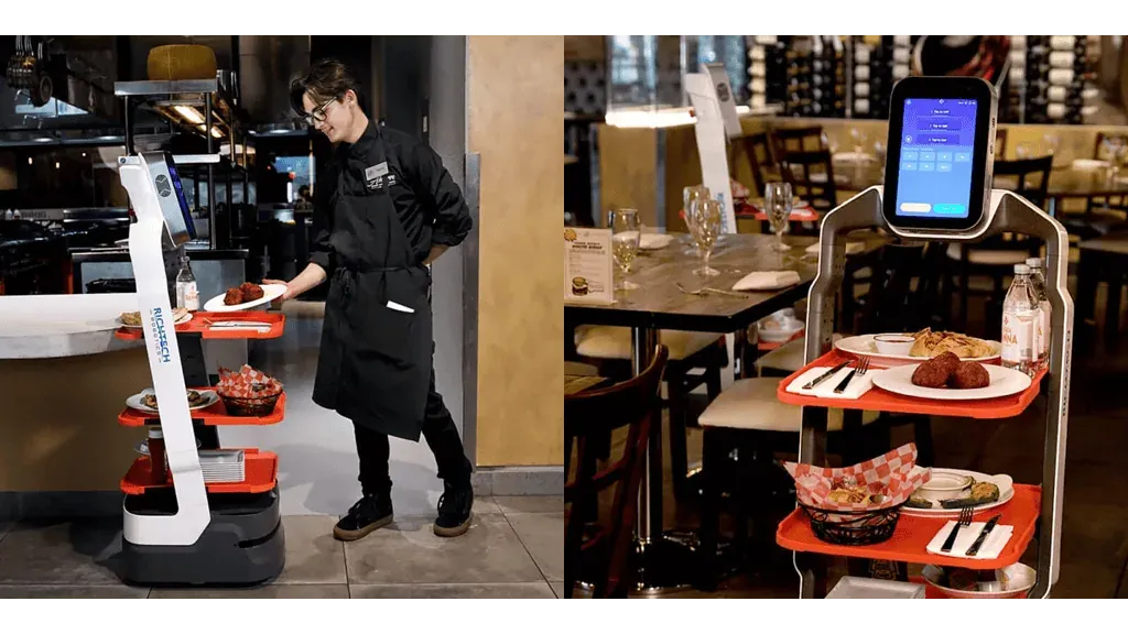 Cambrer robot per a restaurants