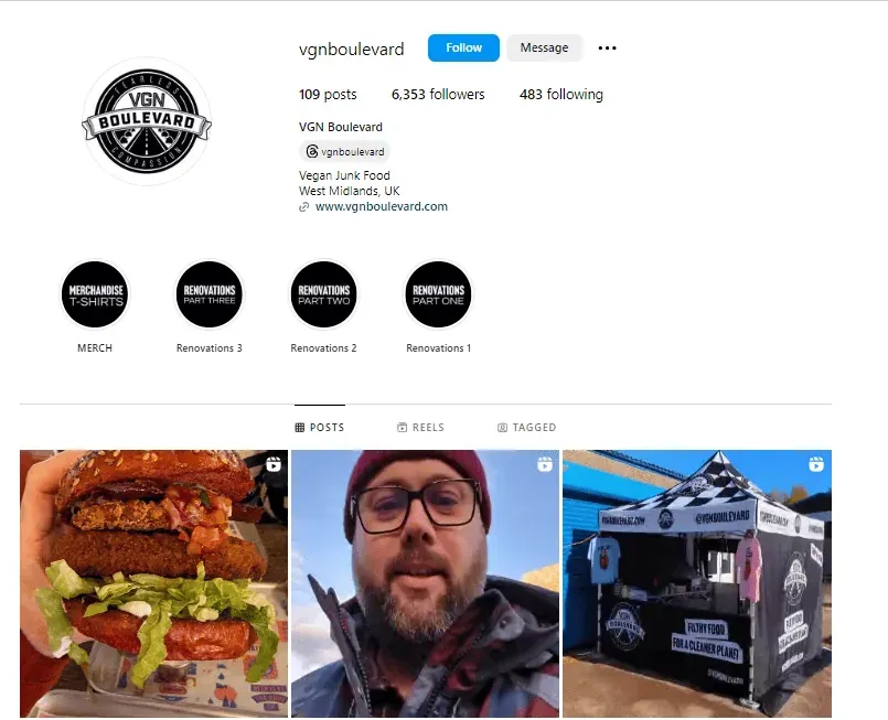 VGN boulevard Instagram-ზე
