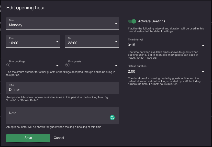 resOS opening hours (edit)
