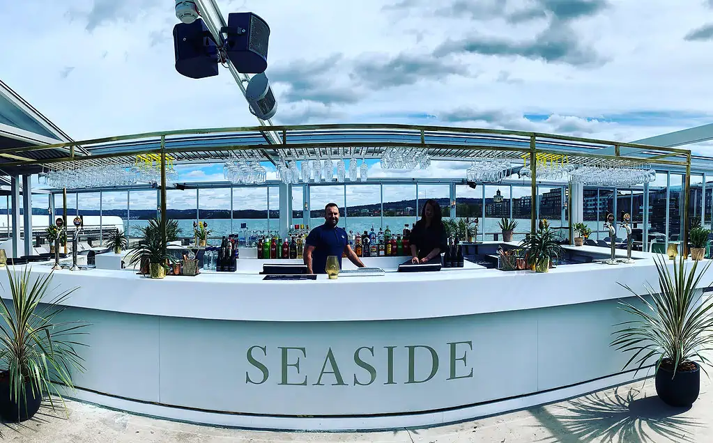 The bar at Seaside 