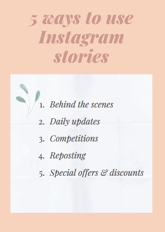5 ways restaurants can use Instagram Stories