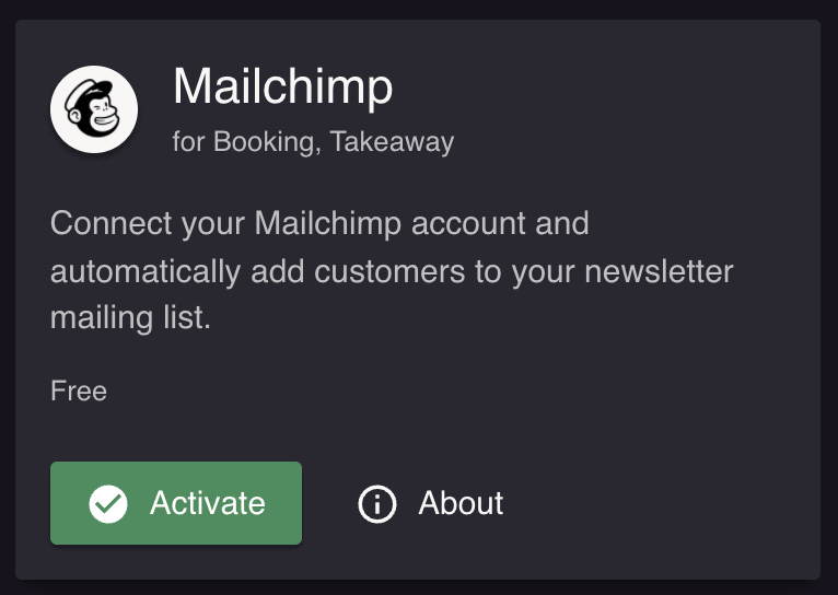 Mailchimp integration and mandatory fields in the booking flow