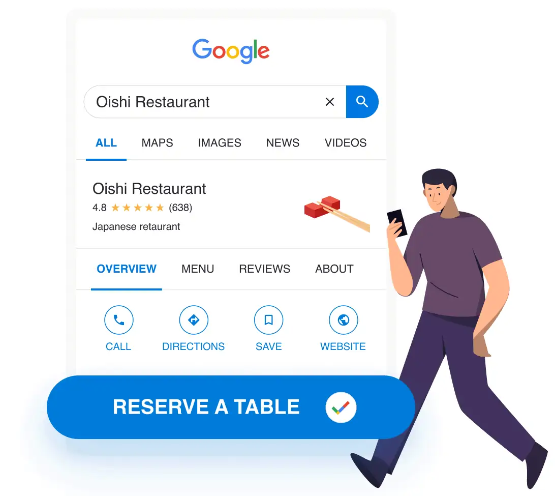 resOS Reserve with Google