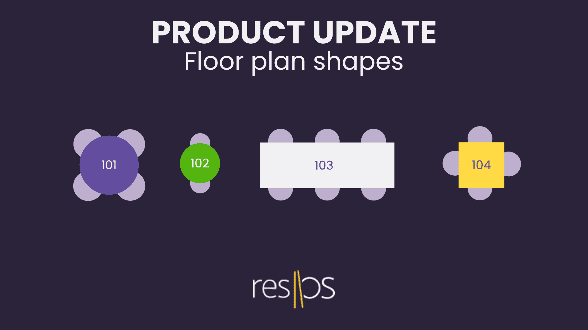 Product update — Floor plan shapes