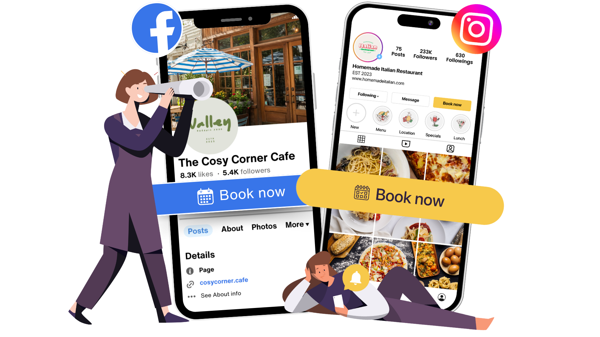 Small space, big heart? Let resOS help you with bookings